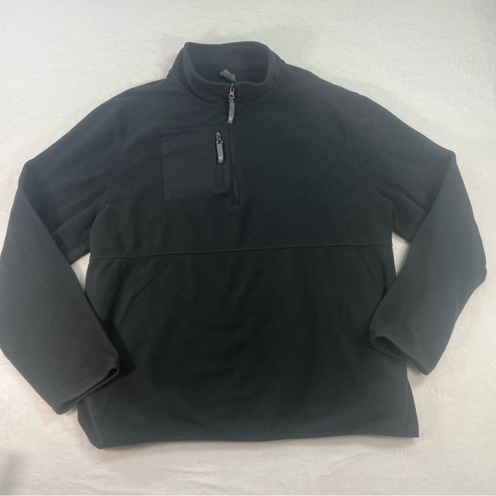 Men's Puma Black Quarter-Zip Sweater size XLG